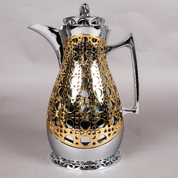 JIEGUAN VACUUM FLASK 1LITER GOLD/SILVER (202035081)