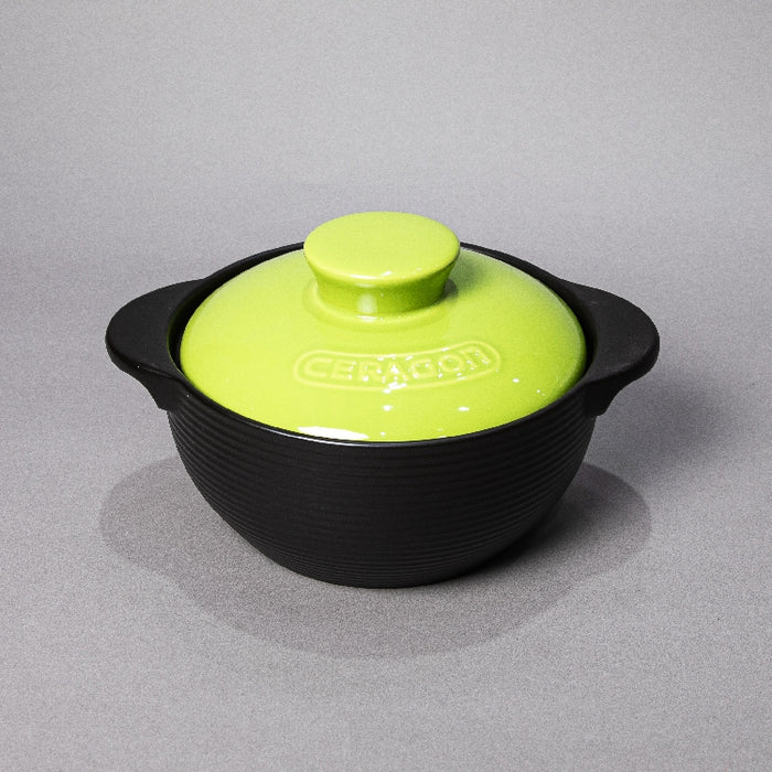GREEN PORCELAIN CASSEROLE 2LITER (202029133)