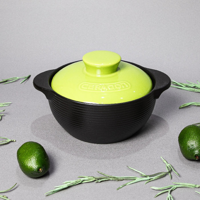 GREEN PORCELAIN CASSEROLE 2LITER (202029133)