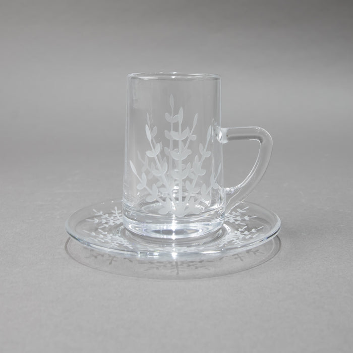 NABEISI-SET/6PCS TEACUP&SAUCER SLV (202016514)