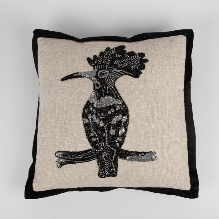 CUSHION HOOPOE NTR/BLACK 45X45 (327131013)