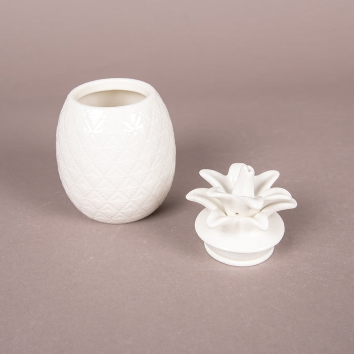 MADAGASCAR STORAGE JAR 9X9X15 WHITE (202073088)