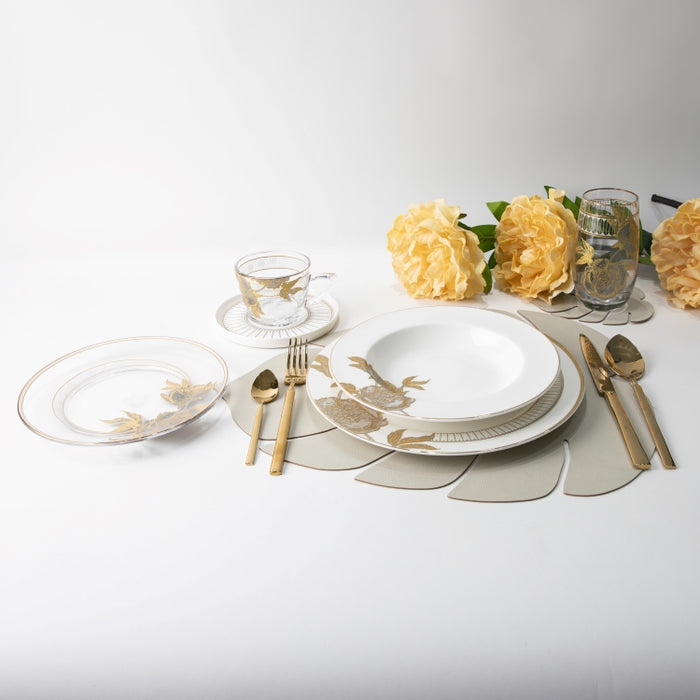 TWINS-6PCS TUMBLER SET PEONY GOLD (202016525)