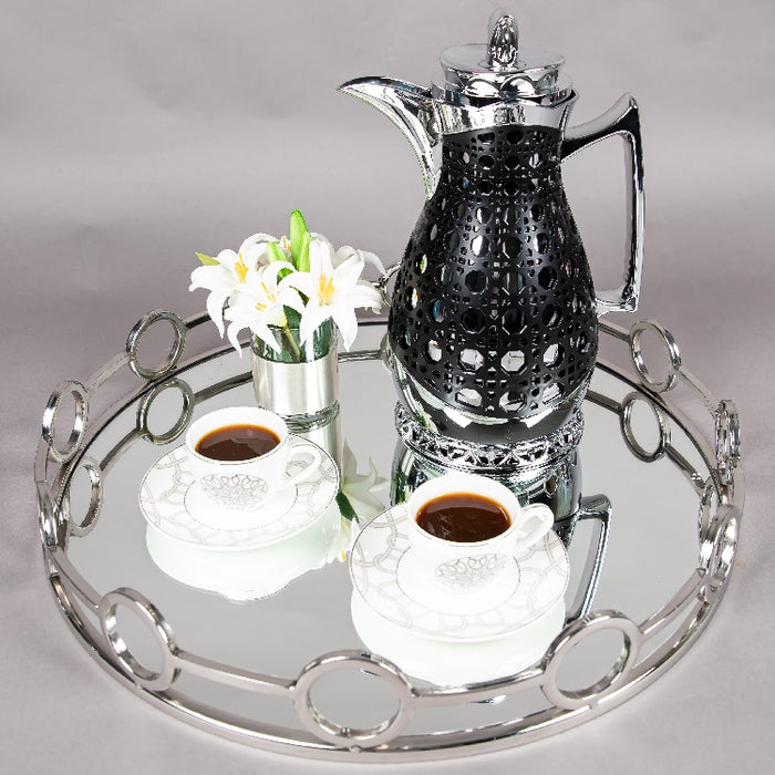 JIEGUAN VACUUM FLASK 1LITER BLACK/SILVER (202035078)