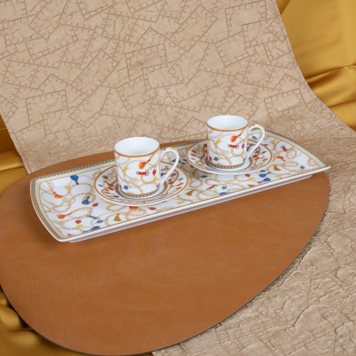 CHEVEL SET/2PCS COFEE CUP&SAUCER 80ML (202073390)