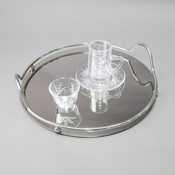 NABEISI-SET/6PCS TEACUP&SAUCER SLV (202016514)