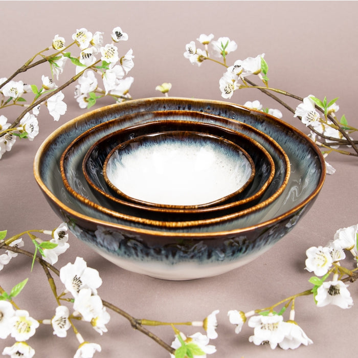 NUANCES PORCELAIN BOWL 18CM BLU (202073136)