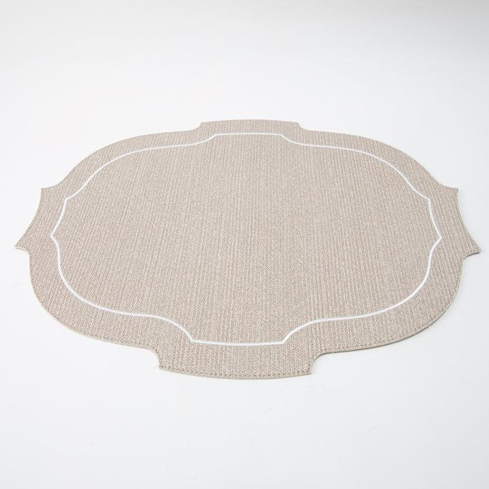 CROWN PLACEMAT W/LINE BRAID LAT (202055051)