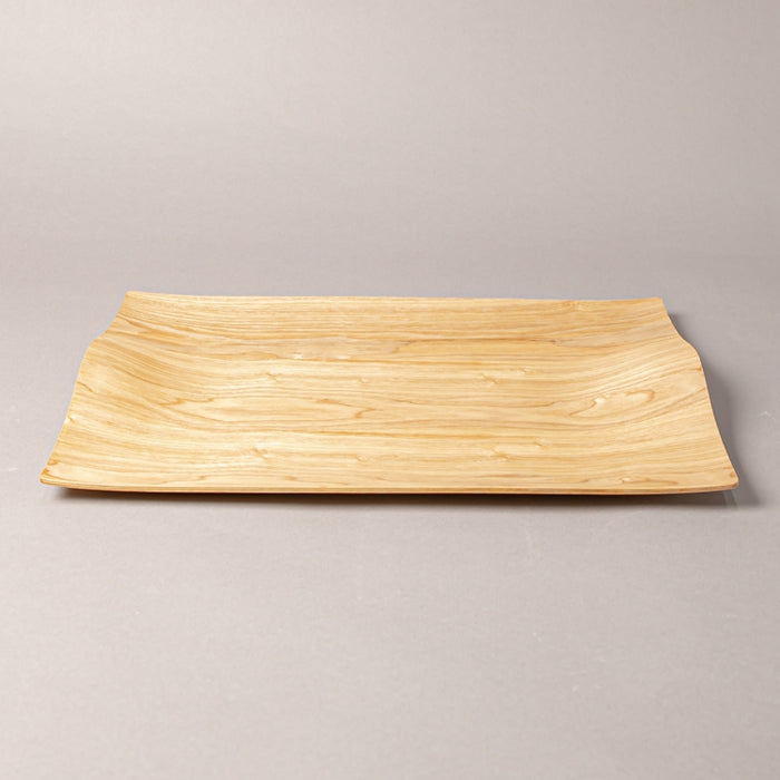 WOODEN TRAY V-HANDLE 44CMX31CM NATURAL (202107423)