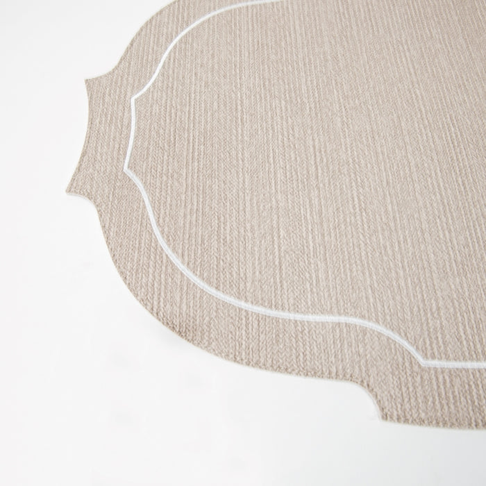 CROWN PLACEMAT W/LINE BRAID LAT (202055051)