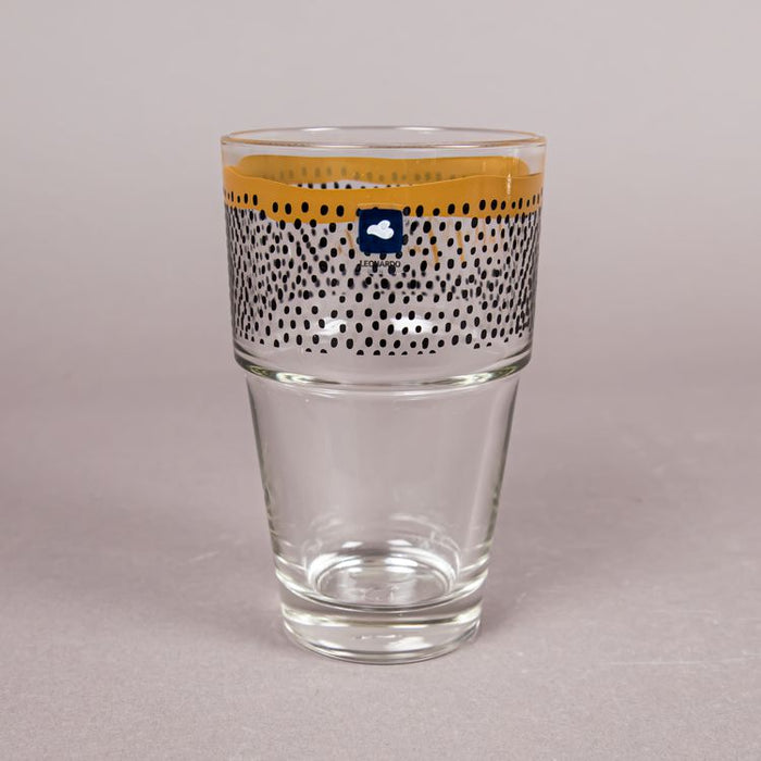 SOLO 1PC GLASS  TUMBLER 410ML BLACK (202015835)