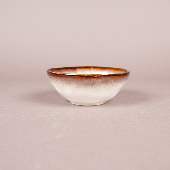 NUANCES PORCELAIN BOWL 12CM BROWN (202073114)