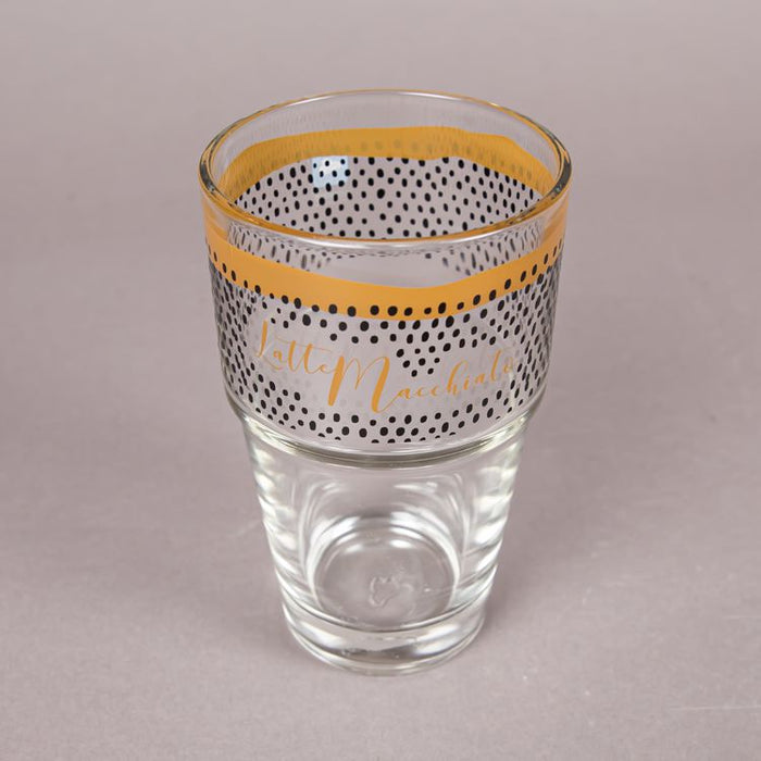 SOLO 1PC GLASS  TUMBLER 410ML BLACK (202015835)