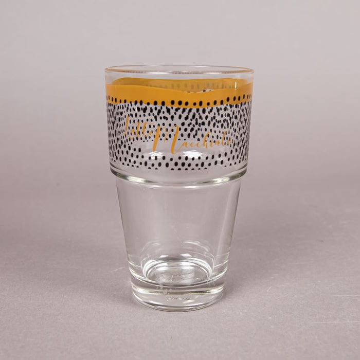 SOLO 1PC GLASS  TUMBLER 410ML BLACK (202015835)