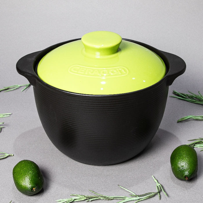 GREEN PORCELAIN CASSEROLE 6.5LITER (202029131)