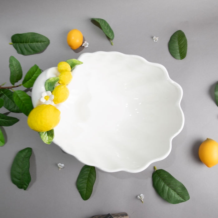 LEMON BOWL SHELL 40CMX30CM (202029175)