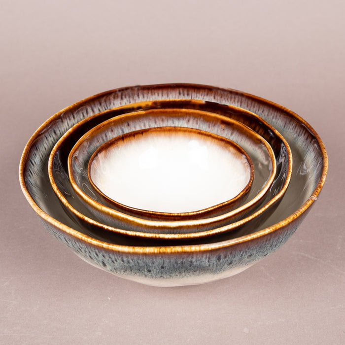 NUANCES PORCELAIN BOWL 12CM BROWN (202073114)