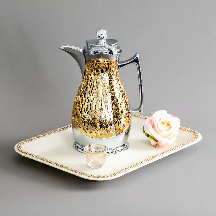 JIEGUAN VACUUM FLASK 1 LITER GOLD/SILVER (202035050)