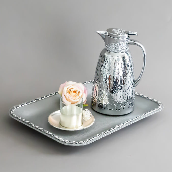 JIEGUAN VACUUM FLASK 1LITER CHROME/SILVER (202035043)