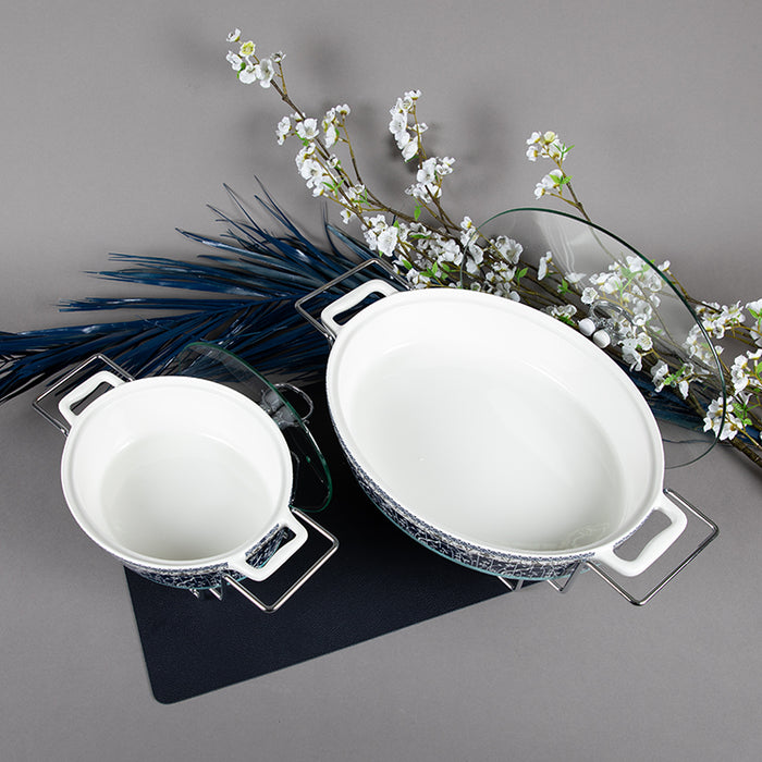 WEIDA 29.5CM. OVAL CASSEROLE IN DECAL (202028678)