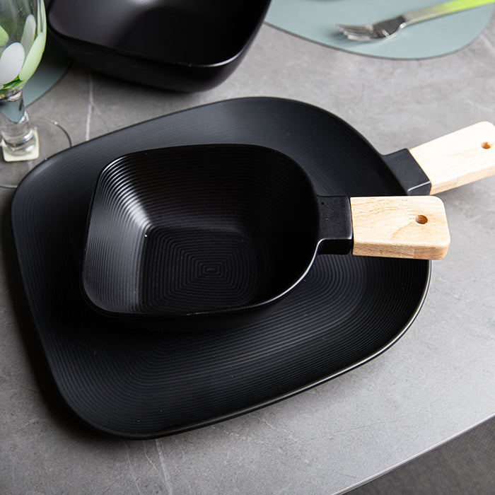 LINEAR TEXTURE PADDLE SERVER STICK BLACK (202086423)